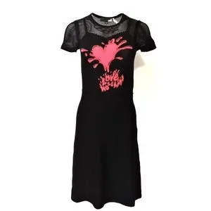 ワンピース LOVE MOSCHINO Woman Dress Black WSE0711X1148 C74 Love Moschino Outlet: Dress women - Black | Love Moschino
